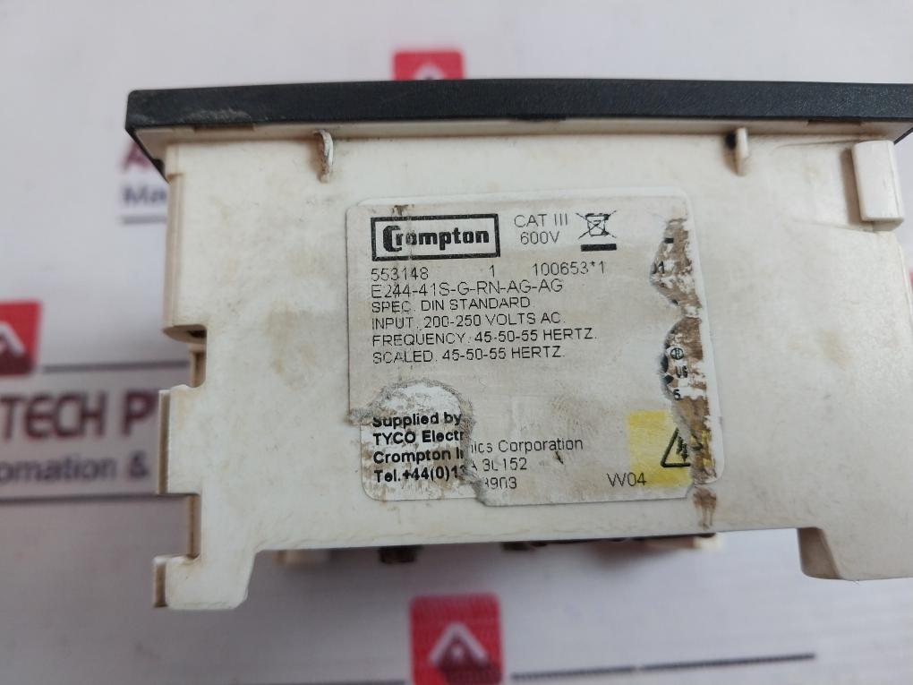 Crompton E244-41S-g-rn-ag-ag Frequency Meter 45-50-55 Heartz 200-250 V