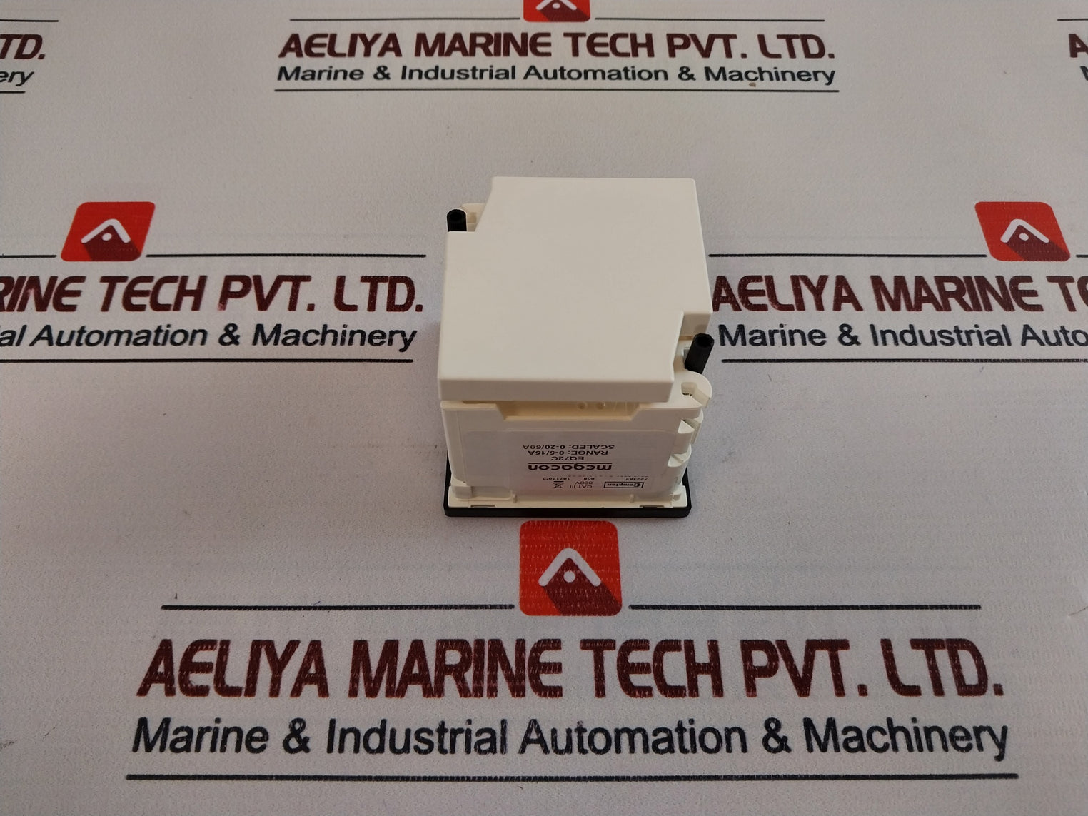 Crompton Eq72C Analogue Panel Indicator Ammeter 0-20/60 A