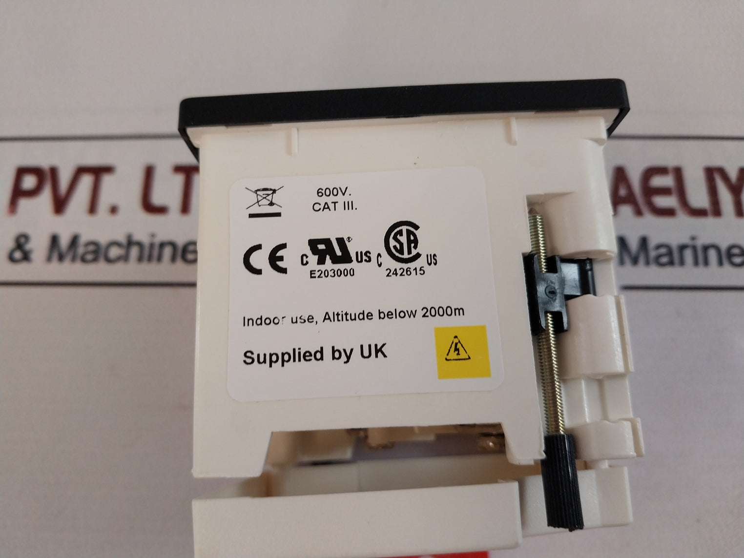 Crompton Eq72C Analogue Panel Indicator Ammeter 0-20/60 A