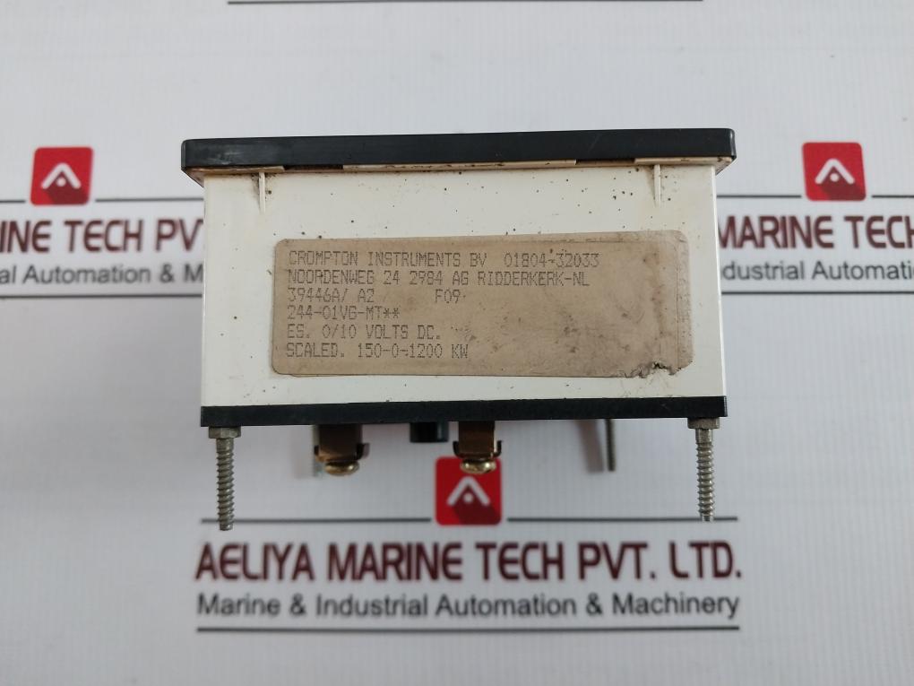 Crompton Instruments 01804-32033 Kilowatt Meter 150-0-1200 Kw