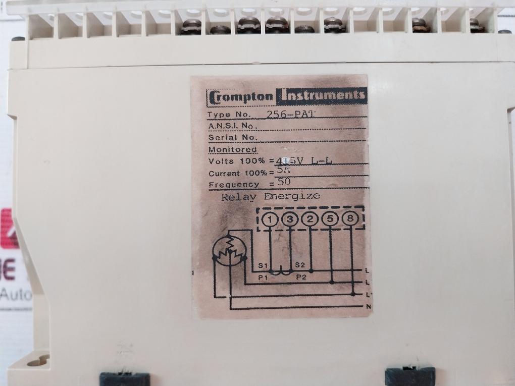 Crompton Instruments 256-pat Reverse Power Relay 5A