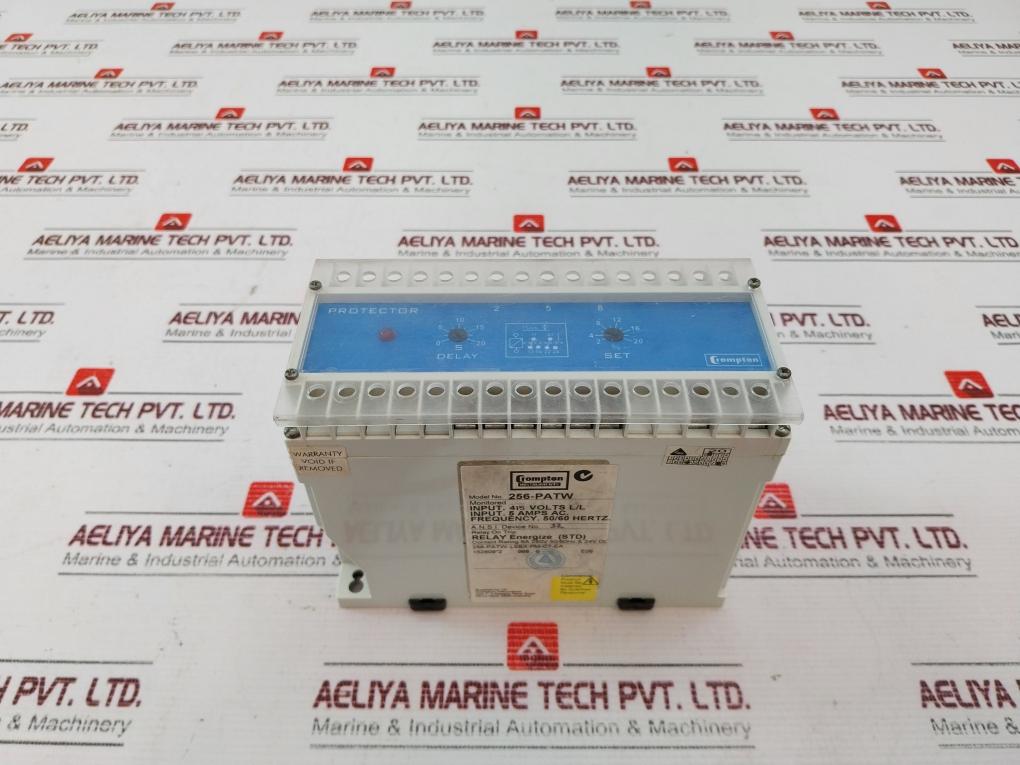 Crompton Instruments 256-patw Reverse Power Relay 5a 250v 50/60 Hz