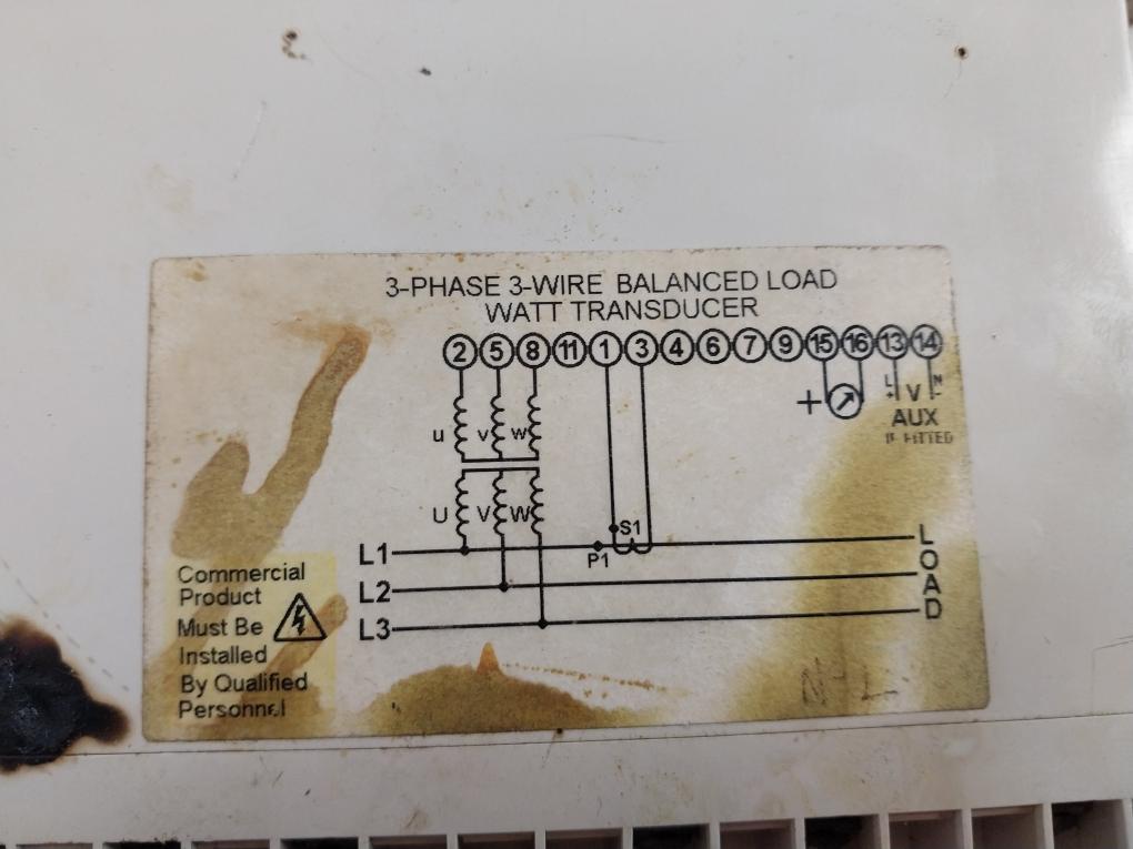Crompton Instruments 256-twlw Watt Transducer 60Hz