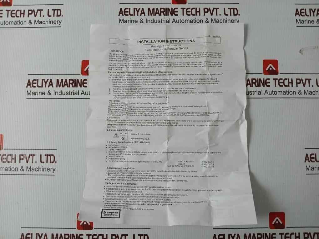 Crompton Instruments E242-75A-g-la-rl-c7