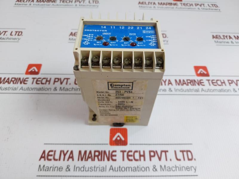Crompton Instruments Protector Trip Relay 253-pvb4