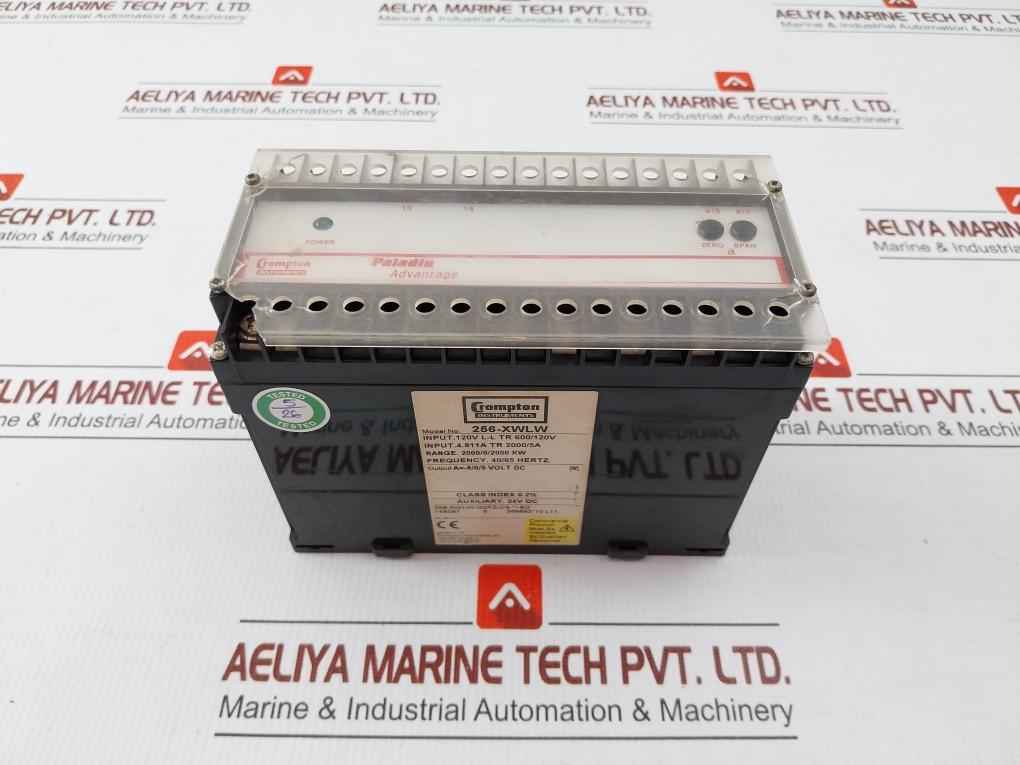 Crompton Power Transducer 120V 40/65Hz Part No 256-xwlw-qqfz-c3 Bd
