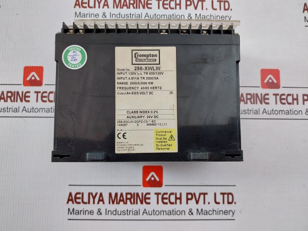 Crompton Power Transducer 120V 40/65Hz Part No 256-xwlw-qqfz-c3 Bd