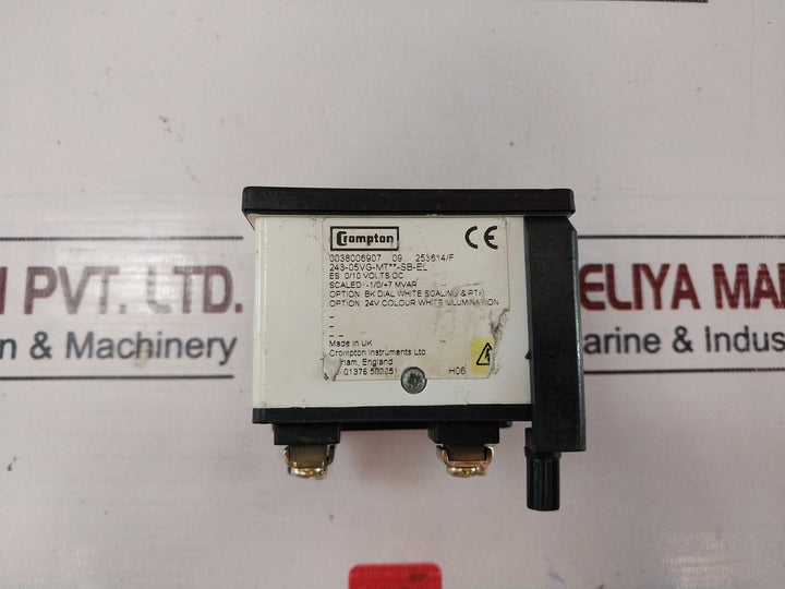 Crompton 243-05Vg-mt-sb-el Panel Meter 24 Volt Lamp