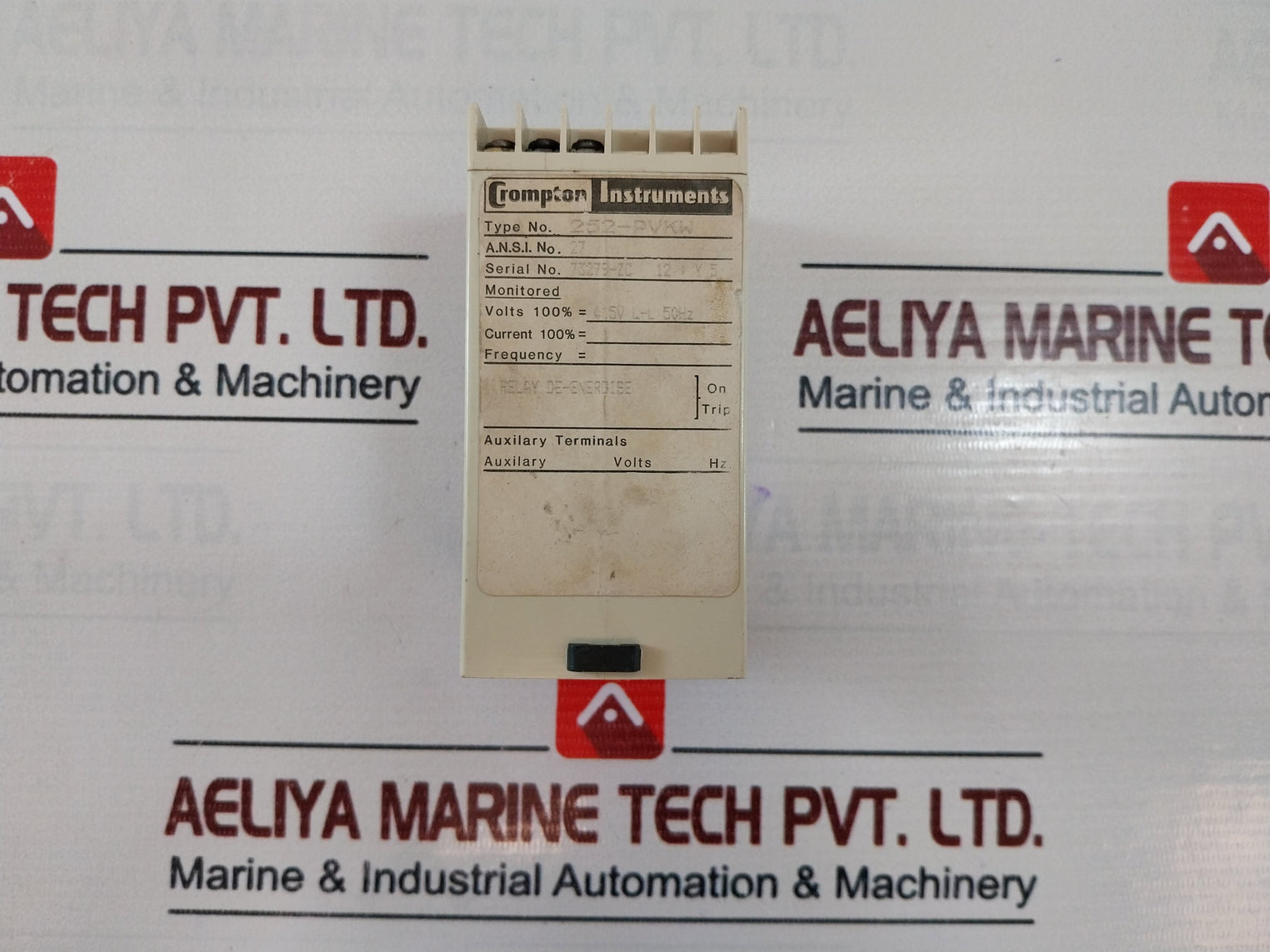 Crompton 252-pvkw Transducer Relay 415V