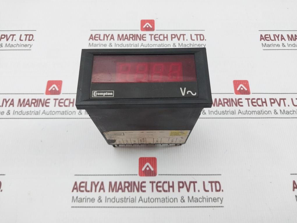 Crompton 262-dg Led Digital Indicator 0/600 Volt Ac 240V 50Hz Ac 6Va