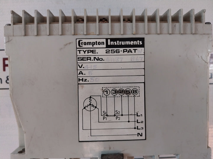 Crompton Instruments 256-patw Reverse Power Relay 415v 5a