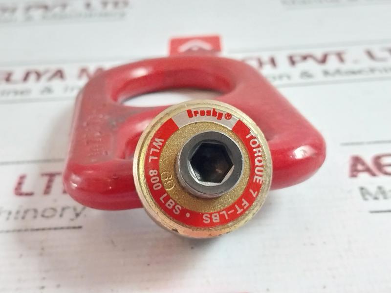 Crosby Hr-1000 Swivel Hoist Ring 1068002 Torque 7 Ft-lbs F-1 7Tf 800 Lbs