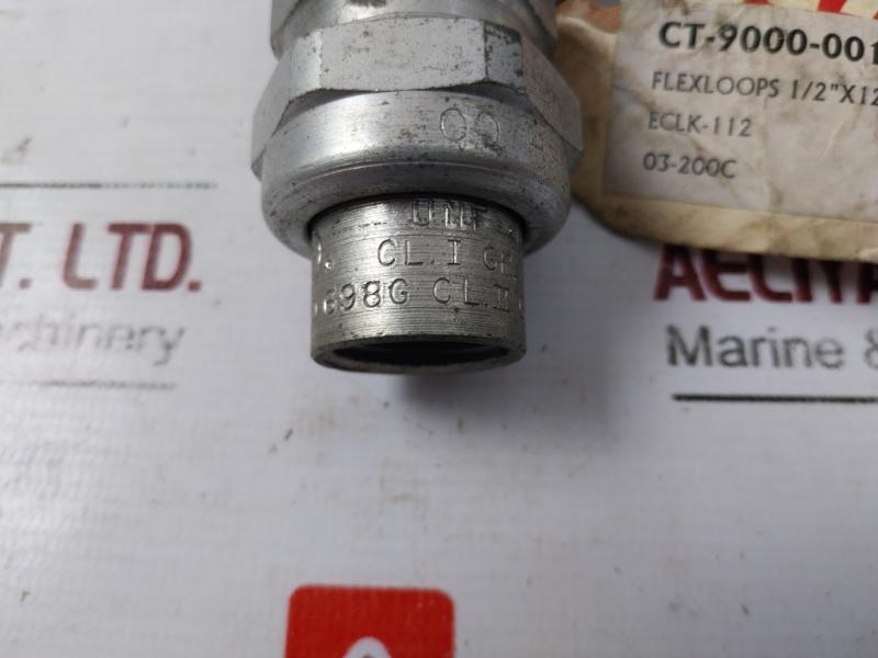 Crouse-hinds Eclk-112 Explosion Proof Flexible Coupling 1/2 Inch Ct-9000-0014