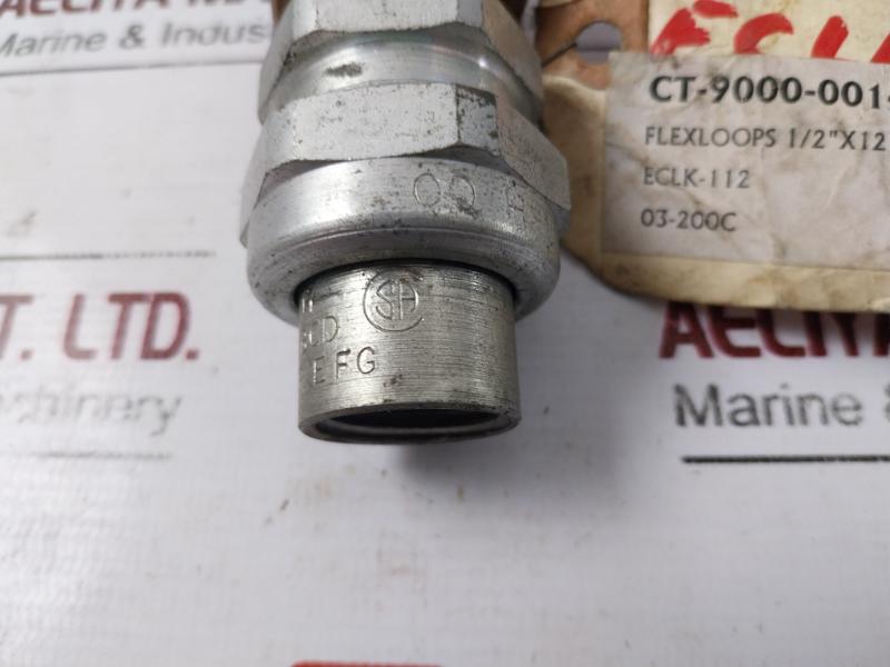 Crouse-hinds Eclk-112 Explosion Proof Flexible Coupling 1/2 Inch Ct-9000-0014