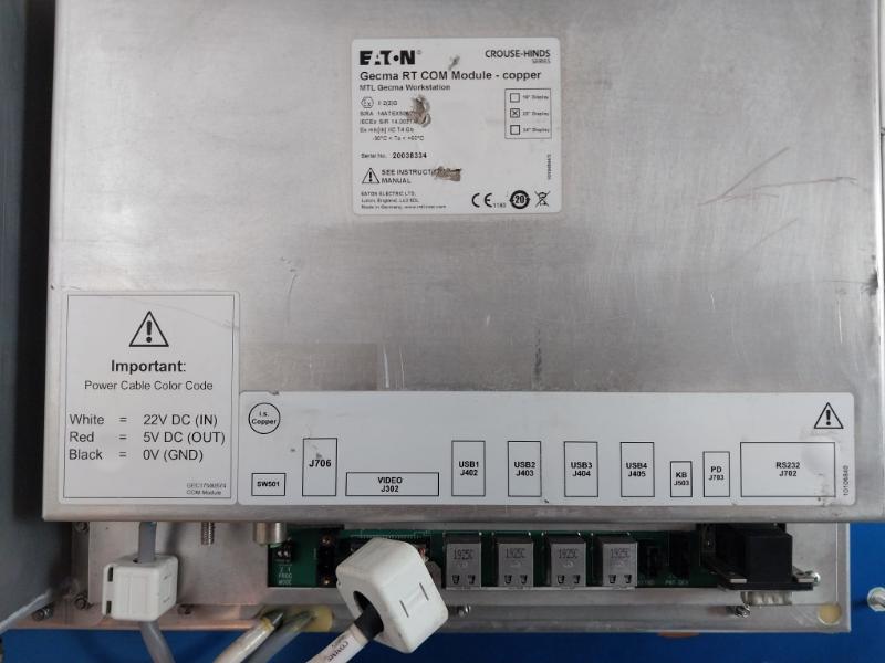 Crouse-hinds Workstation Display Module Eaton 18-36Vdc 5.5A