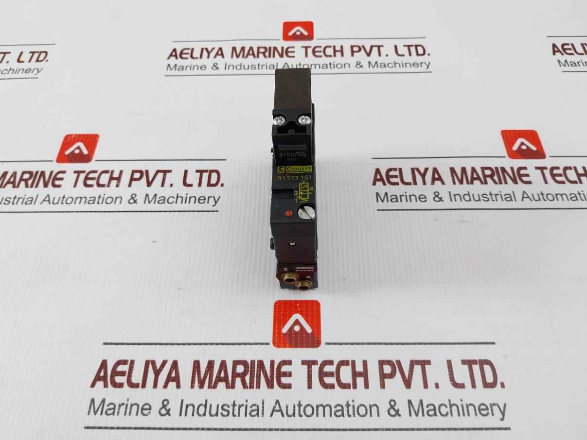 Crouzet 81513 151 Pneumatic Solenoid Valve Module 24V Dc 1W