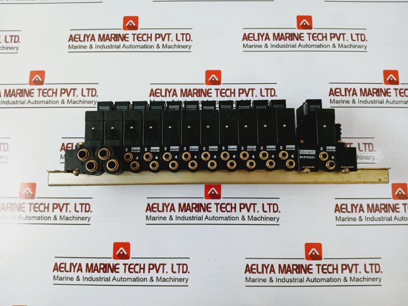 Crouzet 81519 Pneumatic Solenoid Valve W/ 81 513 101/600/151/201/001/060