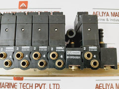 Crouzet 81519 Pneumatic Solenoid Valve W/ 81 513 101/600/151/201/001/060 Dc 24V
