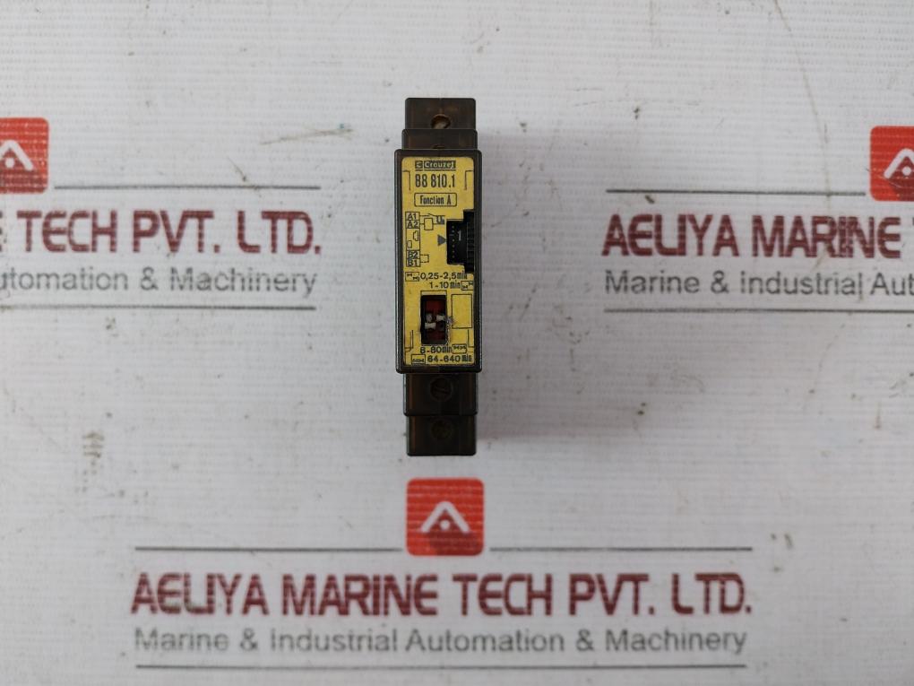 Crouzet 88 810.1 Time Relay 0,7A 10-60V 40-264V 0,25-2,5Min Vde 0110 Gr.C_Ip40