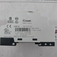 Crouzet Cb12 Millenium 3 Relay Output 88 970 021 24Vdc 8A 250Vac