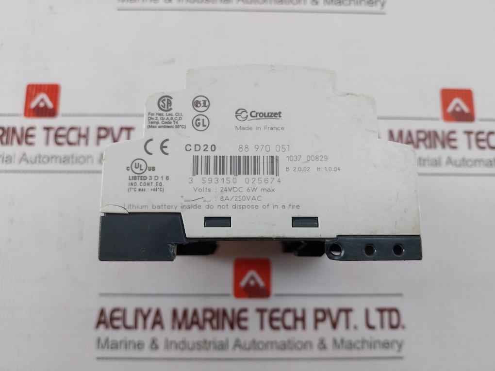 Crouzet Cd20 Millenium 3 Programmable Logic Controller 24Vdc 6W (Not Working)