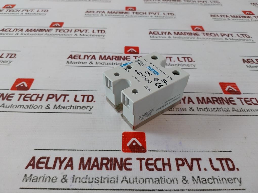 Crouzet Gn 84137100 Solid State Relay 10 Amp, 48-660 Vac, 4-32 Vdc