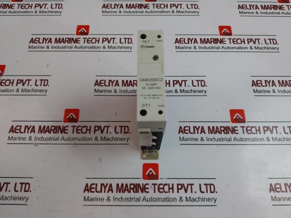 Crouzet Gnr20Dcz Solid State Relay 20A 48-600Vac 04-32Vdc, 20A Ac-51