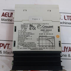 Crouzet Gnr20Dcz Solid State Relay 20A 48-600Vac 04-32Vdc, 20A Ac-51