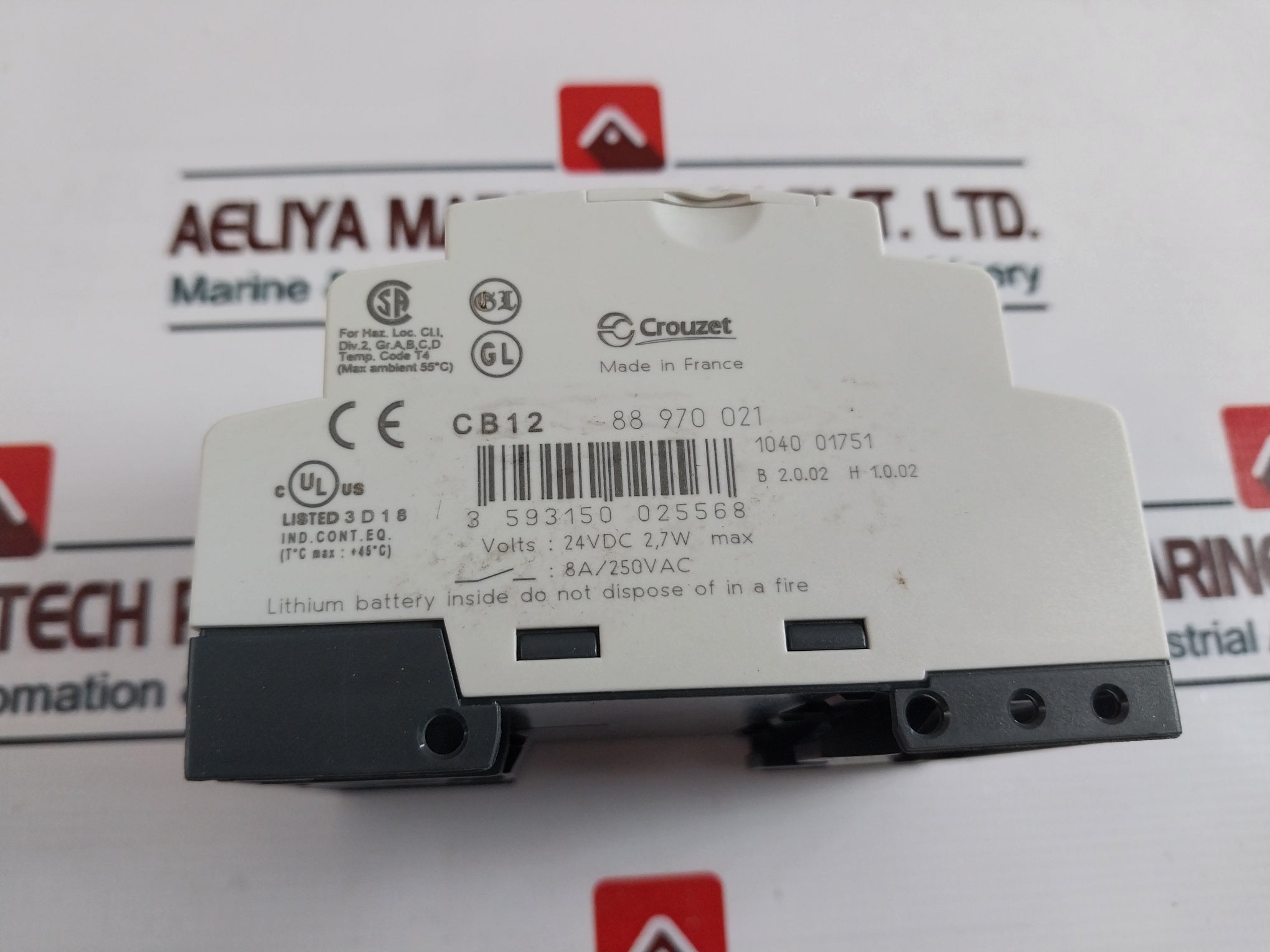 Crouzet Millenium 3 Cb12 Logic Controller 88 970 021 24Vdc 2,7W