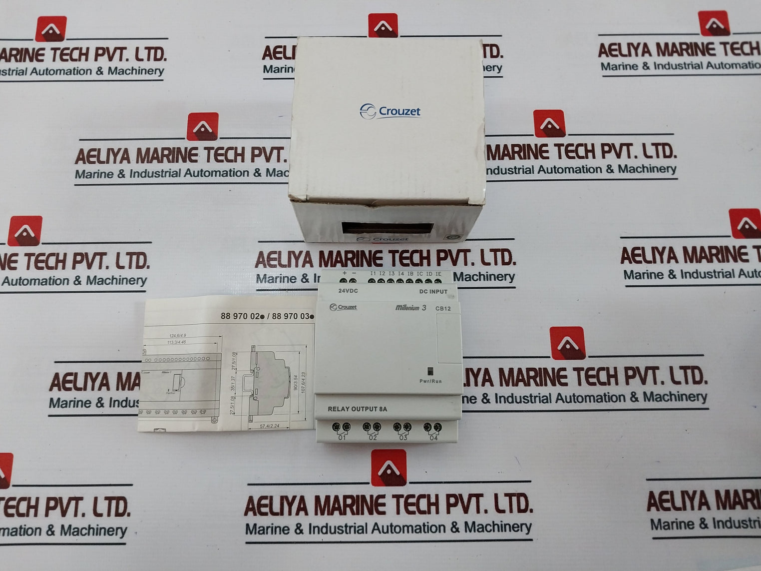 Crouzet Millenium 3 Cb 12 Logic Controller 88970021 24Vdc 8A 2,7W