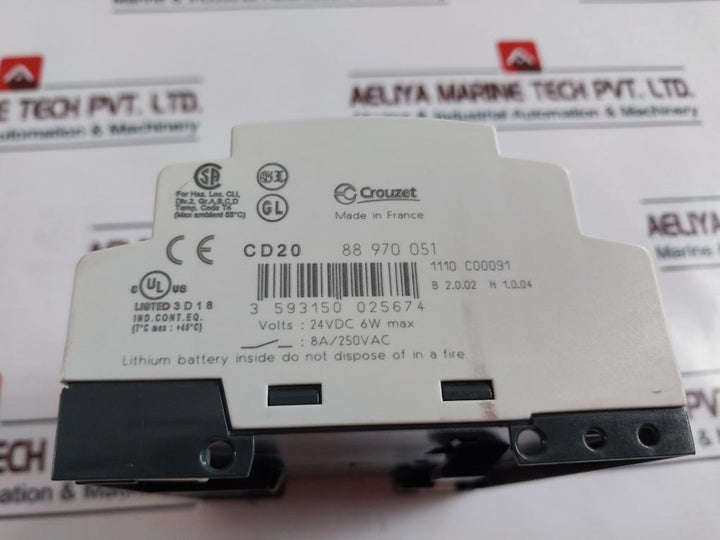 Crouzet Millenium 3 Cd20 Essential Logic Module 8A/250Vac 88 970 051
