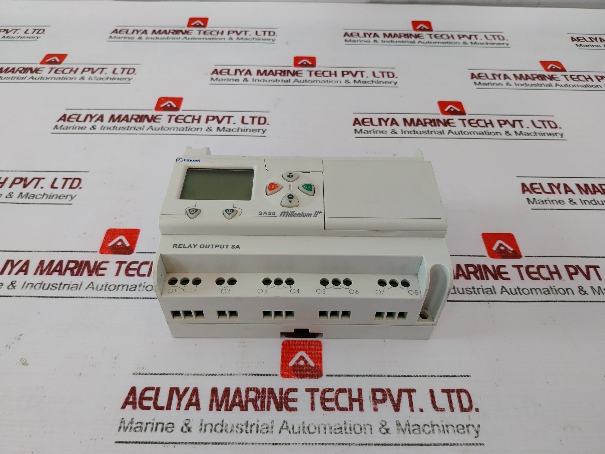 Crouzet Sa20 Millennium Ii+ Logic Controller 100-240V Ac 8A, 0542 03372