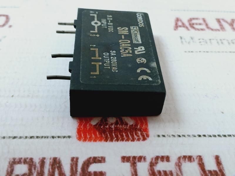 Crouzet Sm-0Ac5A Solid State Relay 4 Pin 3.0-8 Vdc, 3A 280Vac