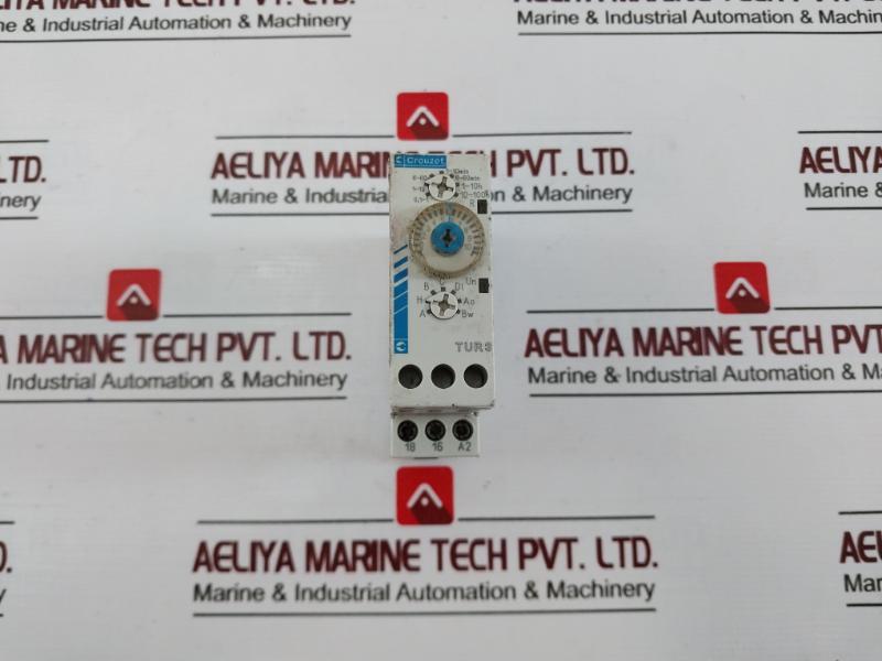 Crouzet Tur3 Timer Relay 12..240v Ac/dc 50-60hz