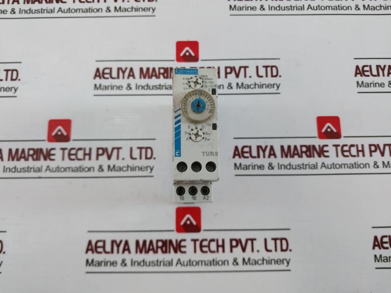 Crouzet Tur3 Timer Relay 12..240v Ac/dc 50-60hz