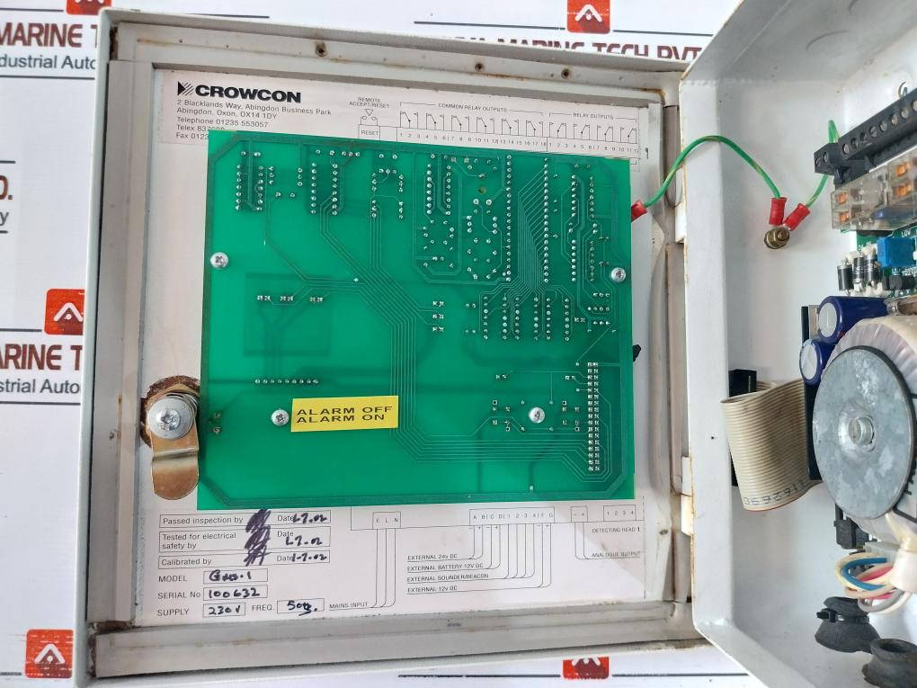 Crowcon Gasmaster 1 Gas Detection Control Panel Gms.1