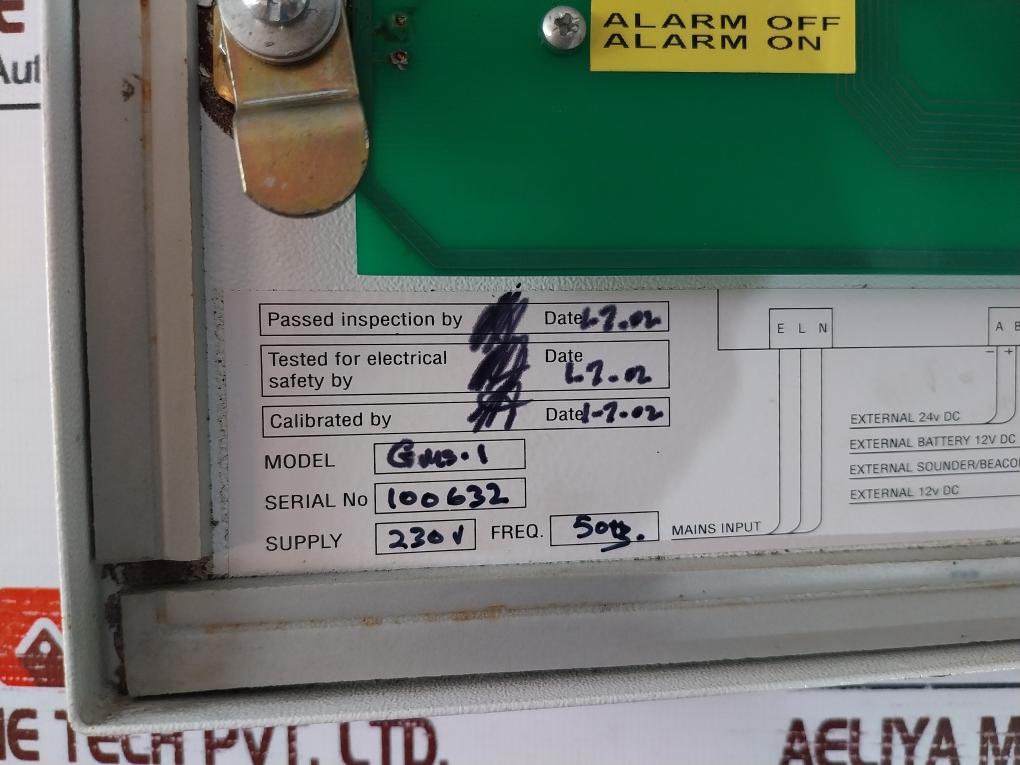 Crowcon Gasmaster 1 Gas Detection Control Panel Gms.1