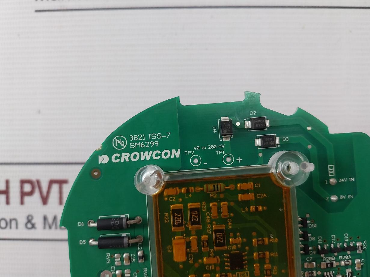 Crowcon Sm6299 Intrinsically Safe Gas Detector Pcb Unit Txgard-is+ S012126 94V-0