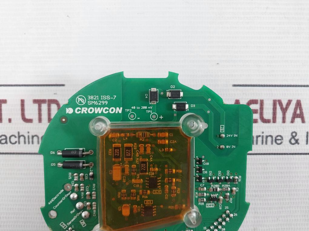Crowcon Sm6299 Printed Circuit Board 40 To 200 Mv