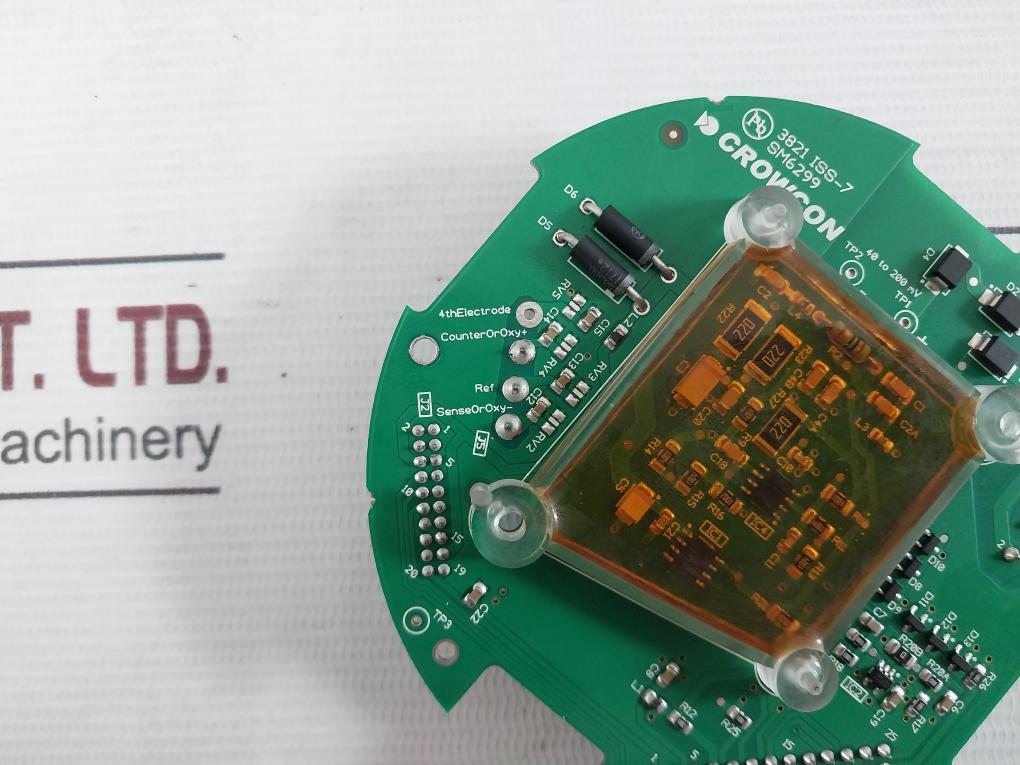 Crowcon Sm6299 Printed Circuit Board 40 To 200 Mv