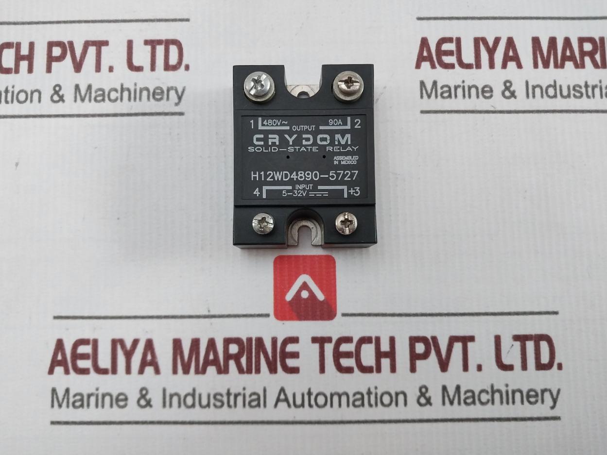 Crydom H12Wd4890-5727 Solid-state Relay Input-5-32V,Output-480 Vac/90 A
