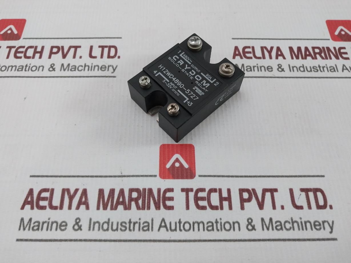 Crydom H12Wd4890-5727 Solid-state Relay Input-5-32V,Output-480 Vac/90 A