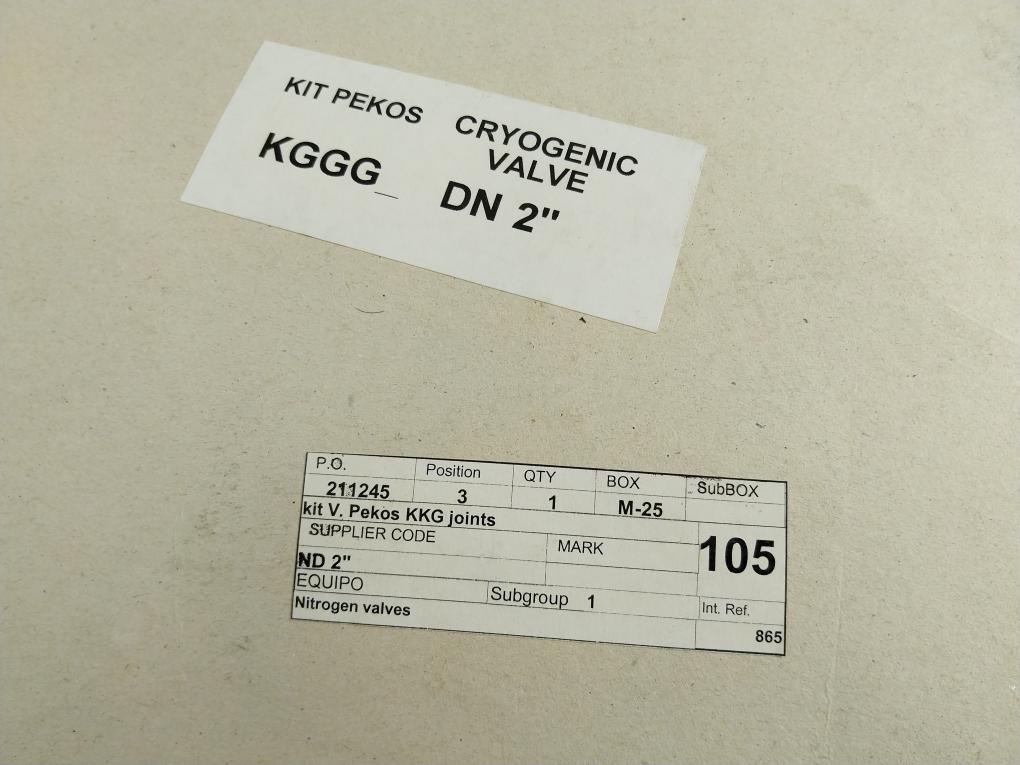 Cryogenic Valve Joint Kit Kggg_ Dn 2” Pekos