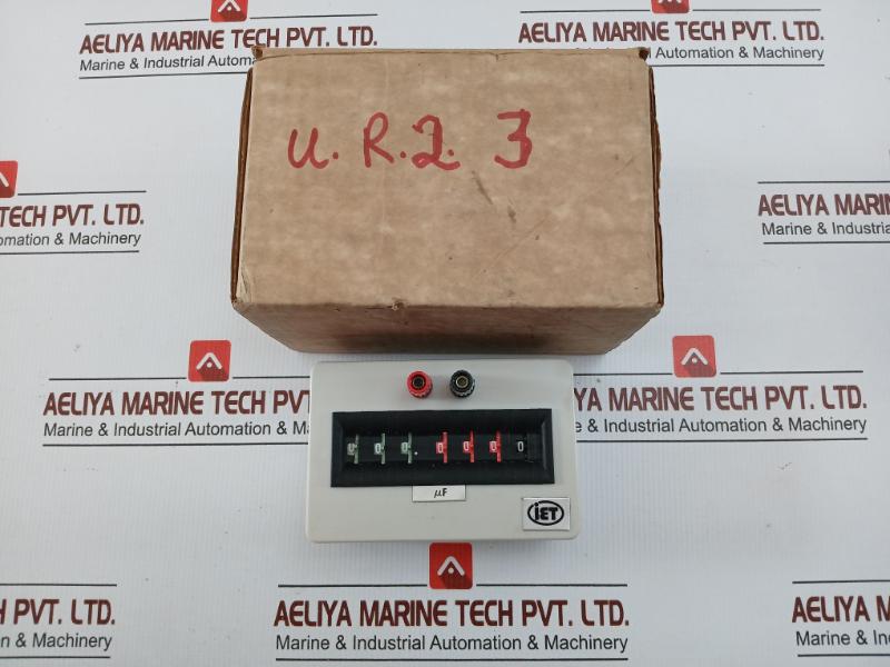 Cs-f-7-100Pf-wc Capacitance Decade Box Iet Labs