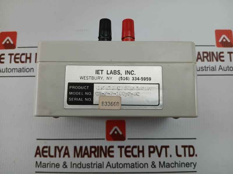 Cs-f-7-100Pf-wc Capacitance Decade Box Iet Labs