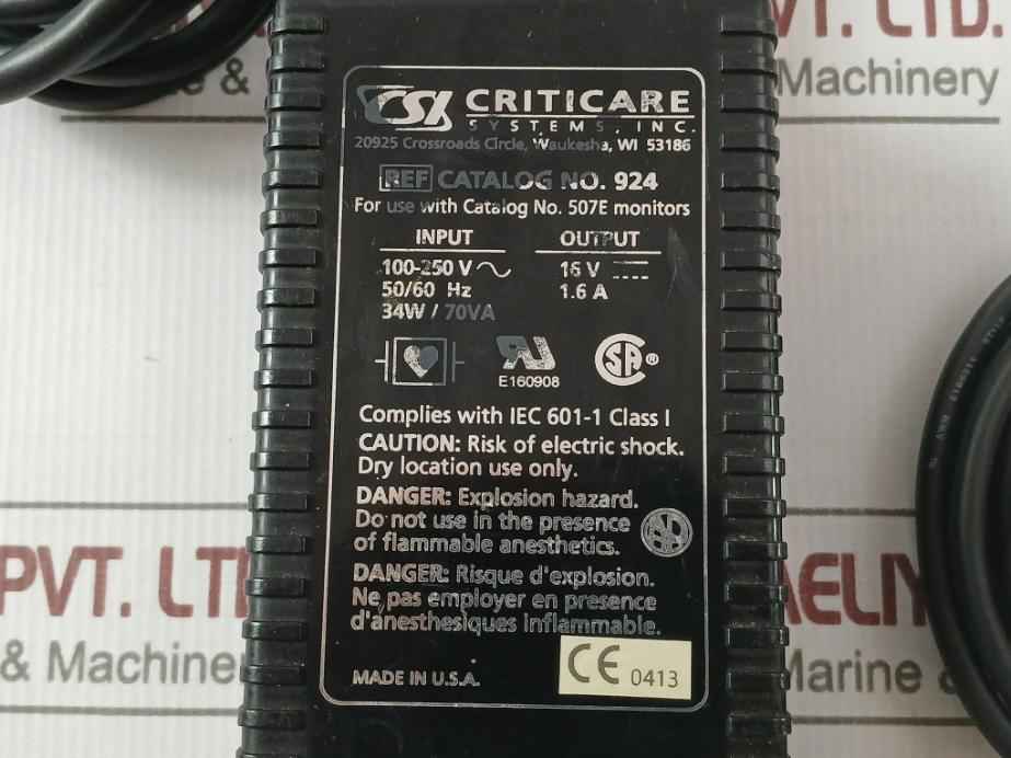 Csi-criticare Systems 924 Power Supply 100-250V 50/60Hz 34W/70Va 442000182