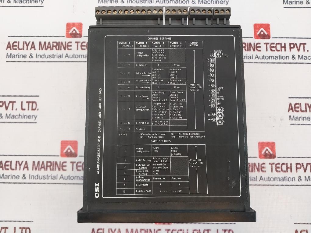 Csi 8510Ab Alarm Annunciator 220V Ac/ 24V Dc