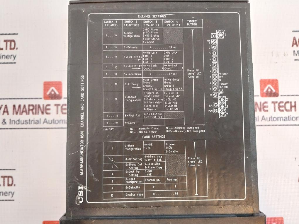 Csi 8510Ab Alarm Annunciator 3Va/ 1,5W