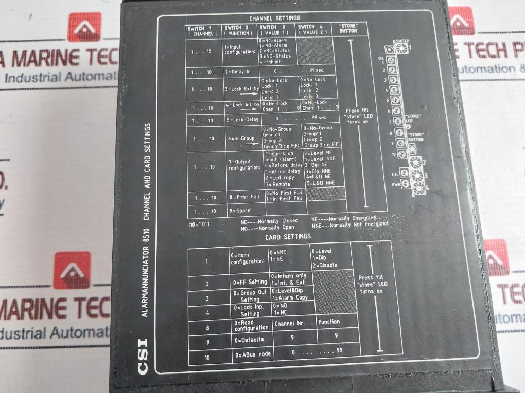 Csi 8510Ab Alarm Annunciator For Alarm And Monitoring 5649026/18