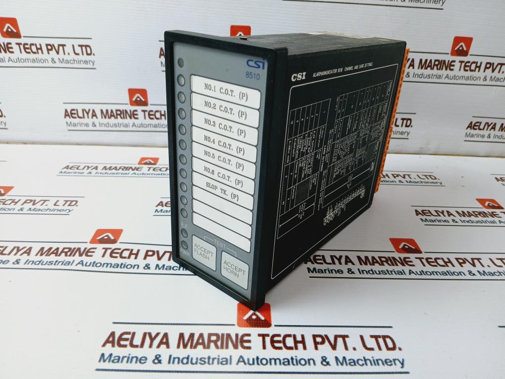 Csi 8510 Alarm Annunciator 220V Ac/ 24V Dc